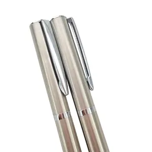 Chinese Factory Professional Custom Design Luxury Stainless Steel Calligraphy Logo Pen Gold Gift Roller Pen Design