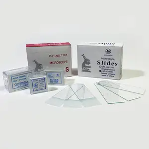 Histology Prepared Positive Charge Consumables Popular Standard Slide Glass 7105 Microscope Slides With Cheap Price