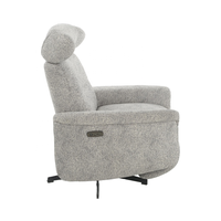 SX-70161 moderne élégant moteur unique puissance inclinable pivotant réglable appui-tête 30 densité mousse tissu loisirs chaise salon