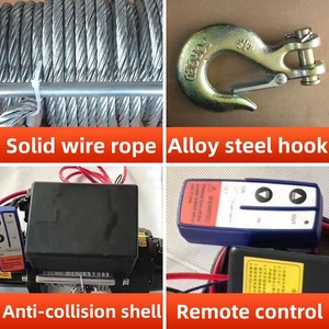 12000lbs tời điện cho off-road xe không dây điều khiển từ xa <span class=keywords><strong>New</strong></span> 12V 24V tự động ATV SUV thuyền Trailer thép 38 "Wire Rope - Product Image 5