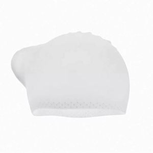 Bonnet de bain unisexe en silicone pour cheveux longs, antidérapant, haute élasticité, protection des oreilles, imperméable, couleur unie, USA Mairun - Product Image 3
