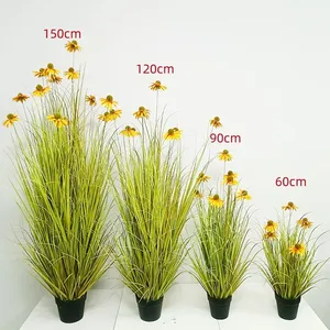 Planta Artificial en Maceta para Decoración de Interiores, Planta Verde de Calidad, Flores Artificiales de Gran Tamaño (150 cm) - Product Image 5