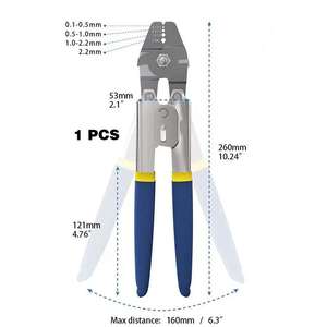 <span class=keywords><strong>Pince</strong></span> à <span class=keywords><strong>sertir</strong></span> de pêche outil de sertissage de câble métallique en acier inoxydable robuste <span class=keywords><strong>pince</strong></span> FishedTackle coupe-fil intégré <span class=keywords><strong>manchon</strong></span> à <span class=keywords><strong>sertir</strong></span> - Product Image 2