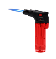 WT706 2023 Pistolet à flamme fixe et réglable à flamme bleue briquets torche au butane rechargeables