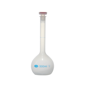 Fiole jaugée en plastique avec couvercle CORDIAL pour utilisation en laboratoire à l'école ou au service de recherche - Product Image 4