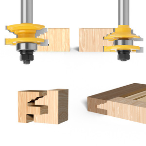 Fresa para espigas de marco con mango de 1/2 pulgada para carpintería, puertas de gabinetes de MDF y paneles de puerta - Product Image 1