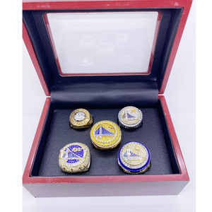 Set de Anillos de Campeonato de los Golden State Warriors 2022, Chapado en Aleación, Caja de Trofeo, Adorno de Joyería - Product Image 4