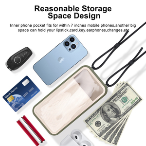 Sac <span class=keywords><strong>de</strong></span> téléphone portable personnalisé, petit sac <span class=keywords><strong>de</strong></span> téléphone portable étanche à bandoulière <span class=keywords><strong>pour</strong></span> l'extérieur - Product Image 3