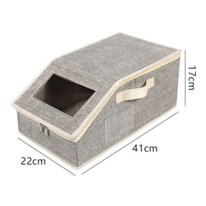 Support de rangement pour chapeaux pour placard, capacité de 12 casquettes, avec fenêtre transparente - Product Image 6