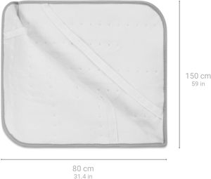 CE GS 150*80CM cálido eléctrico calentado debajo de la manta cama individual manta de calefacción eléctrica para invierno - Product Image 2