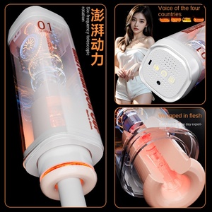 Fournitures pour adultes Automatique Intelligent Sex Avion Coupe Chauffage Télescopique Rotatif Masturbation Masculine Artefact Jouet Amusant Modèle JiaYi - Product Image 5