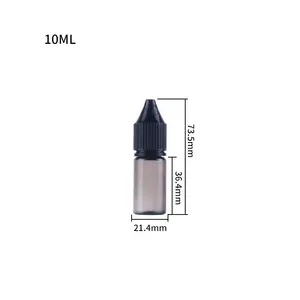 Sap Plastic Olie 60Ml 15Ml Juce 30Ml 10Ml Lege 50Ml V2 Pet Liquid Short Body Black Dropper 10Ml V3 Flessen