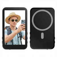 Écran Selfie Magnétique 5G WiFi, Diffusion d'Écran Sans Fil, Moniteur 3,97 Pouces 60Hz