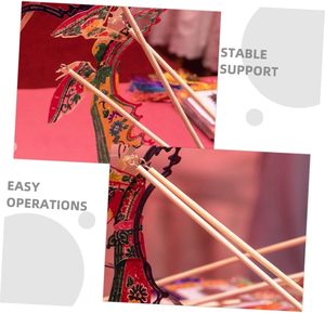 Garneck, 10 Uds., <span class=keywords><strong>palos</strong></span> de Control de marionetas de madera maciza para marionetas de mano, varillas de manipulación artesanales resistentes DIY para rendimiento de marionetas fácil - Product Image 3