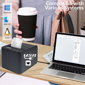 80 мм Термопринтер для получения, быстрая эффективная автоматическая печать штрих-кодов, используется для парковочных билетов, ультразвуковой аппарат, беспроводной - Product Image 5