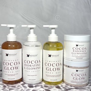 Private Label Skincare Set Custom Daily <strong>Moisturising</strong> Cocoa Butter <strong>Men</strong> Women Easy Glow Skin Brightening <strong>Body</strong> Lotion - Product Image 1