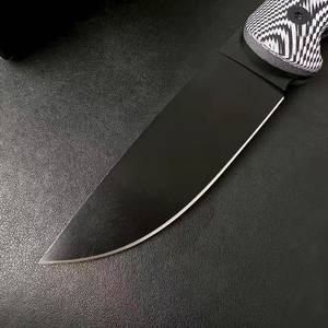 <span class=keywords><strong>Coltello</strong></span> a Lama Fissa in Acciaio ad Alto Tenore di Carbonio 1095 con Manico G10, <span class=keywords><strong>Coltello</strong></span> Professionale per Caccia, Campeggio e Sopravvivenza - Product Image 4