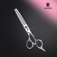 Ciseaux de barbier professionnels en argent brillant de 6 pouces, nouvelle conception, ciseaux japonais pour couper les cheveux, kit d'outils de barbier pour l'éclaircissage