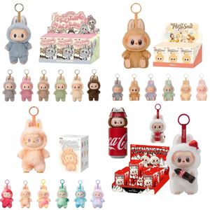 POP MART <span class=keywords><strong>labubu</strong></span> แท้ทุกสไตล์ V3ใหญ่เข้าใน Energy Skullpanda Molly Macaron มีที่นั่งกล่องปริศนาของเล่น - Product Image 1