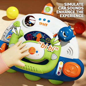 Jouets éducatifs intelligents exclusifs KSF <span class=keywords><strong>pour</strong></span> bébés, <span class=keywords><strong>volant</strong></span> de direction de luxe <span class=keywords><strong>pour</strong></span> l'apprentissage, jouet <span class=keywords><strong>pour</strong></span> la croissance cognitive et la logique des nourrissons - Product Image 4