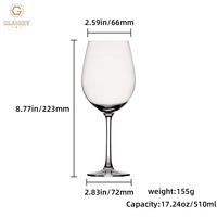 Verres à vin personnalisés 10 oz, 14 oz et 17 oz, verres à vin rouge personnalisés, logo gravé au laser, globes à vin pour fête, mariage