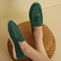 Mocassins tendance pour femme avec détail peep toe - Collection Hiver
