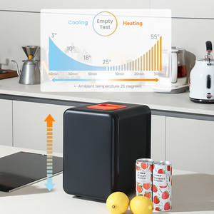 4 lít 6 có thể <span class=keywords><strong>Mini</strong></span> tủ lạnh sữa bán dẫn tiếng ồn thấp ấm và lạnh cho máy pha cà phê - Product Image 3