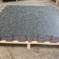 Revêtement de sol en caoutchouc EPDM pour salle de sport, antidérapant, amortissant, insonorisant, ignifuge, imperméable, surface texturée