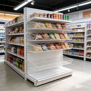 מדפי רשת לסופרמרקט, מדפי גונדולה, מדפי חנויות מכולת, מחירי גונדולות משומשות לסופרמרקט - Product Image 2
