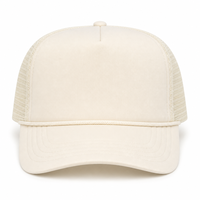 Casquette Trucker en Mousse Rembourrée à Visière Profonde et Couronne Haute, Personnalisable, de Haute Qualité