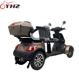 Scooter électrique de mobilité 4 roues 1000W <span class=keywords><strong>pour</strong></span> personnes âgées CE <span class=keywords><strong>Moto</strong></span> <span class=keywords><strong>pour</strong></span> personnes handicapées 2 personnes avec boîte arrière - Product Image 2