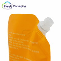 Fabricant de sac d'emballage pour liquide d'après-shampooing recharge de shampooing sac d'emballage avec bouchon à bec