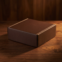 Boîte cadeau en carton kraft brun personnalisable, avec logo personnalisé, impression couleur écologique de luxe, forme personnalisable, vente en gros