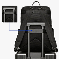 Sac à dos pour ordinateur portable de haute qualité pour hommes, sac à dos de voyage pour le bureau, grande capacité, sac à dos pour étudiants