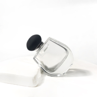 Bouteille de parfum de luxe à vendre, bouteille d'huile d'olive, emballage pour épices, vaporisateur, atomiseur transparent, bouteille de parfum de 80 ml