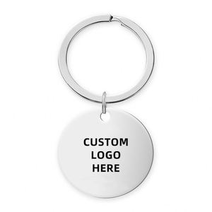 Wholesale Custom Stainless Steel <b>Keychain</b> With Cartoon Style Laser Engraved Pendant Key Gift Souvenir Blank Logo Metal Tag - Product Image 1