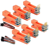 Pogo Pin de test pour PCB à espacement de 2,54 mm, composant électronique pour la programmation et le gravage, sonde de fixation 3P 4P 5P 6P 7P