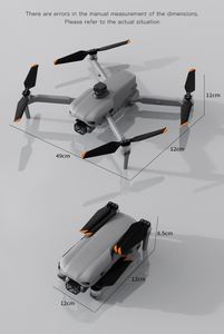 SJY-019 GPS Drone Camera 4K 3 Axis Mechanical Gimbal 360 Obstacle Avoidance 6KM 5G WiFi FPV UAV Mapping Professional Plastic - Product Image 2