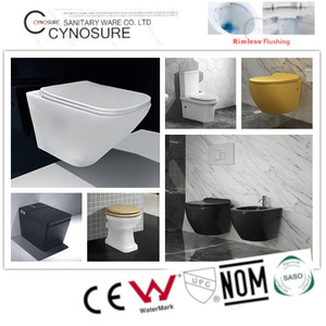 ชักโครก Wc ห้องน้ำ,ที่แขวนผนังห้องน้ำเซรามิกสีขาวทันสมัย - Product Image 5