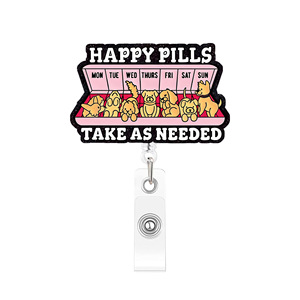 Set de Porta Credenciales Retráctiles con Afirmaciones Positivas para la Salud <span class=keywords><strong>Mental</strong></span>, para Enfermeras, Terapeutas y Guerreros del Bienestar - Product Image 3