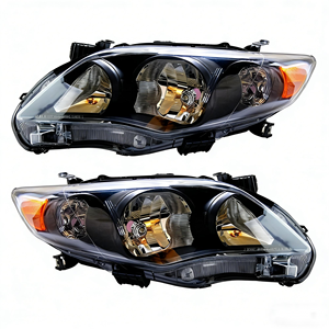 Bloc optique avant OE pour <span class=keywords><strong>Toyota</strong></span> <span class=keywords><strong>Corolla</strong></span> 2011-2013 <span class=keywords><strong>S</strong></span> base LE L CE, pièces auto d'origine - Boîtier noir - Product Image 2