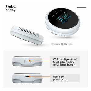 Détecteur de gaz naturel WiFi Tuya Smart Home à <span class=keywords><strong>prix</strong></span> d'usine, contrôlé par application, détecteur de méthane pour la sécurité domestique PST-GS21 - Product Image 6