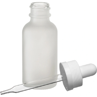 Botellas de Vidrio de 5ml, 10ml, 15ml, 20ml para Aceites Esenciales, Botella de Vidrio Transparente Personalizada con Gotero y Tapa