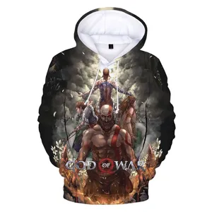 Felpa Pullover Casual stampata 3D felpa con cappuccio autunno inverno fresco per uomo donna stile <span class=keywords><strong>Anime</strong></span> 100% poliestere Plus Size - Product Image 4