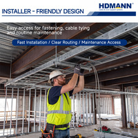 Échelle à câbles en acier HDG résistant à la corrosion Hdmann pour système de distribution de câbles électriques extérieur d'usine chimique