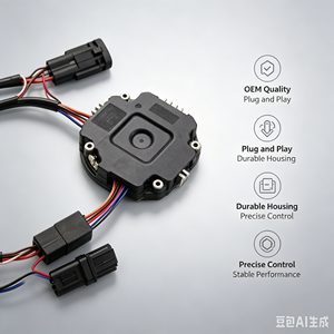 Module de commande du <span class=keywords><strong>ventilateur</strong></span> de refroidissement du radiateur pour Peugeot 307 308 408 Citroën <span class=keywords><strong>C4</strong></span> C5, résistance du <span class=keywords><strong>ventilateur</strong></span> de refroidissement du moteur avec faisceau de câblage - Product Image 5