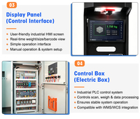 Sistema Automático DWS para Clasificación de Artículos Pequeños, Máquina Clasificadora de Paquetes, Clasificador de Paquetes Express, Sistema de Escaneo de Paquetes Pequeños