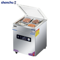 Machine d'emballage sous vide verticale à chambre unique, machine commerciale de mise sous vide pour viande, fruits de mer, produits secs, 220V, garantie 1 an