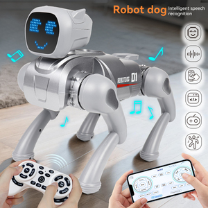 Jouets robotiques pour chiens intelligents à intelligence artificielle, jeu 3D VR, modèle mécanique télécommandé, animaux RC, robot en plastique musical chantant et dansant - Product Image 3
