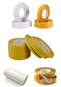 Nastro <span class=keywords><strong>Biadesivo</strong></span> <span class=keywords><strong>Trasparente</strong></span> in PET Resistente alle Alte Temperature con Liner Giallo, <span class=keywords><strong>Forte</strong></span> Adesione, Senza Residui, Adesivo Acrilico - Product Image 5